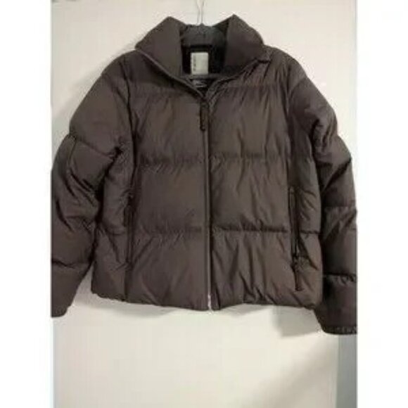 Vuori Hillside Down puffer Jacket brown Sz M - Picture 3 of 11